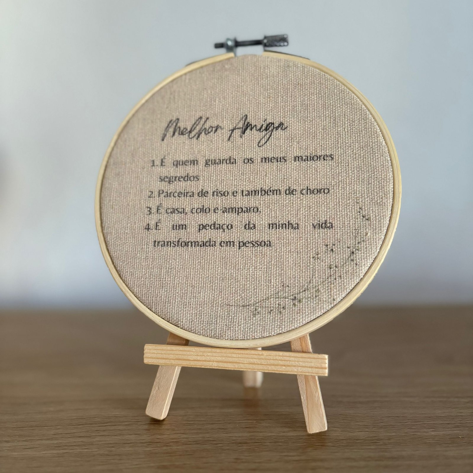 Quadro personalizado em tecido