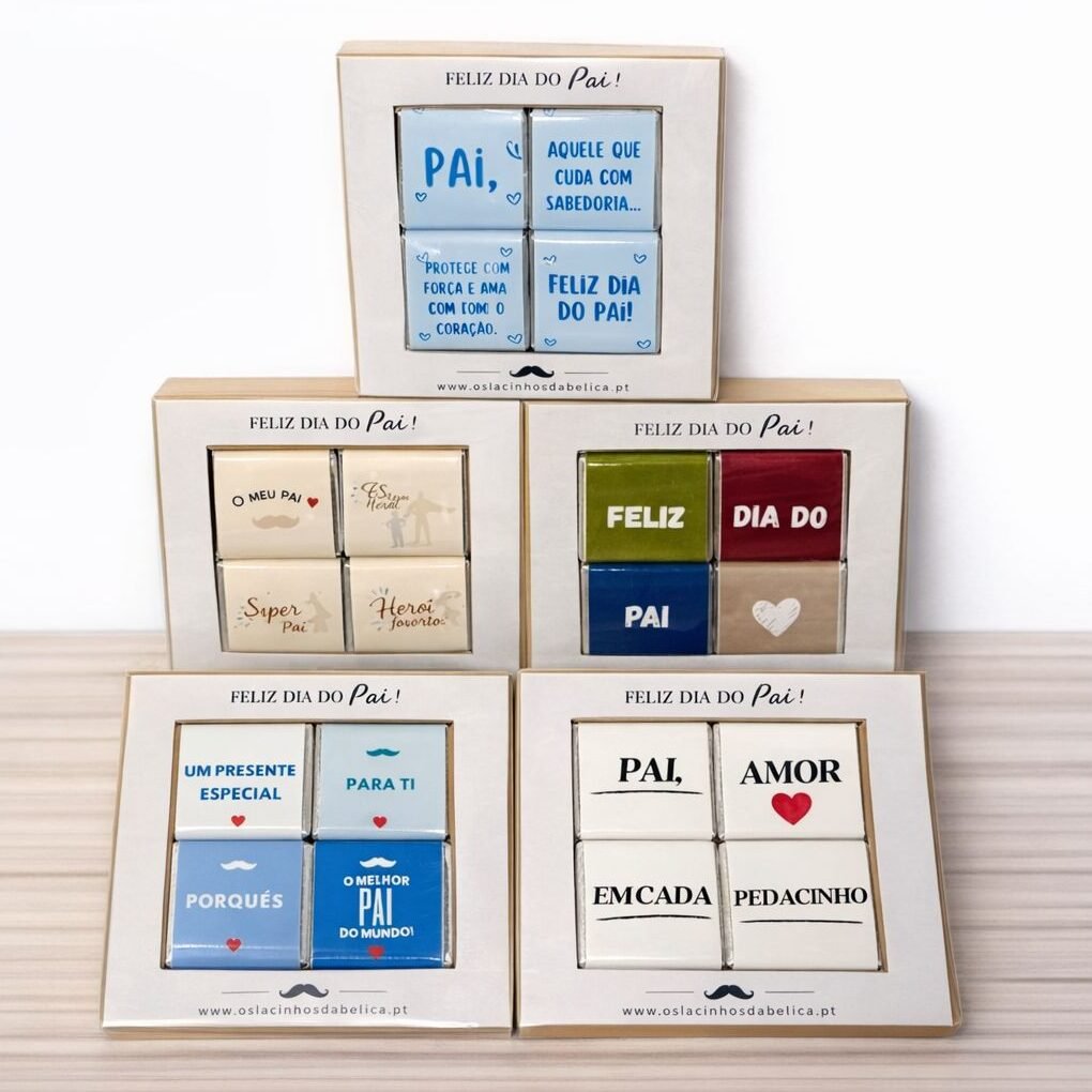 Mini Chocolates Personalizados Dia do Pai